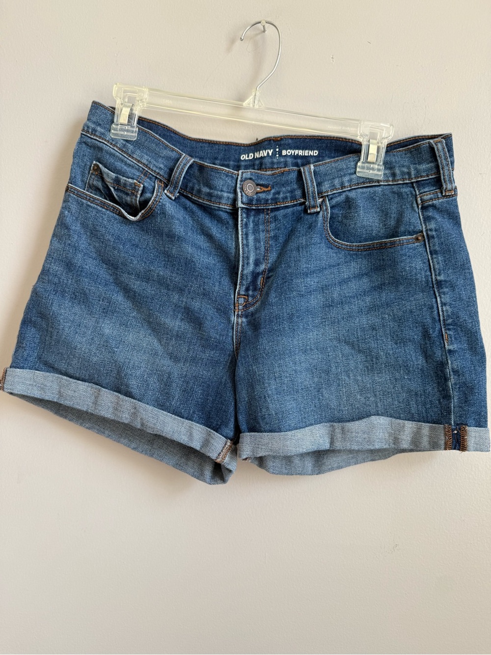 Old Navy Boyfriend Jean Shorts - Blue Denim